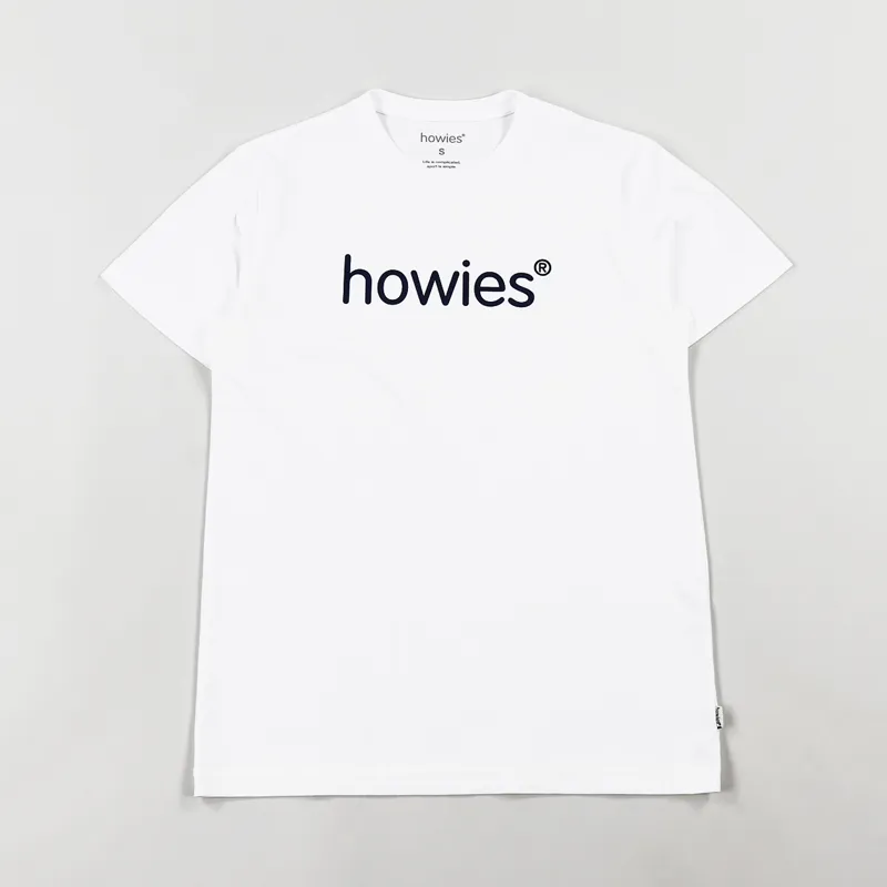 howies Classic Logo T Shirt White