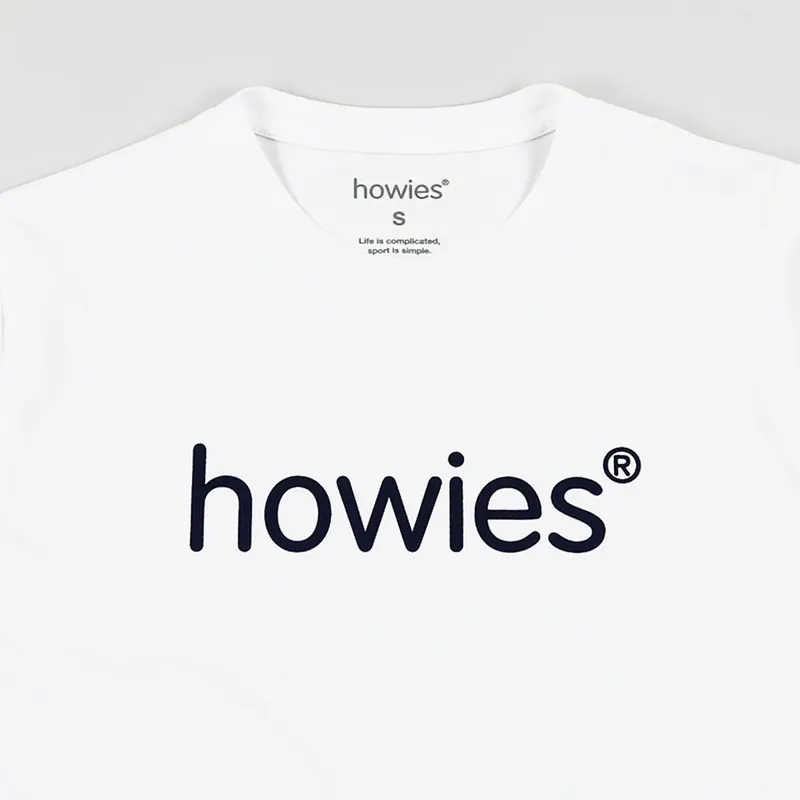 howies Classic Logo T Shirt White-1