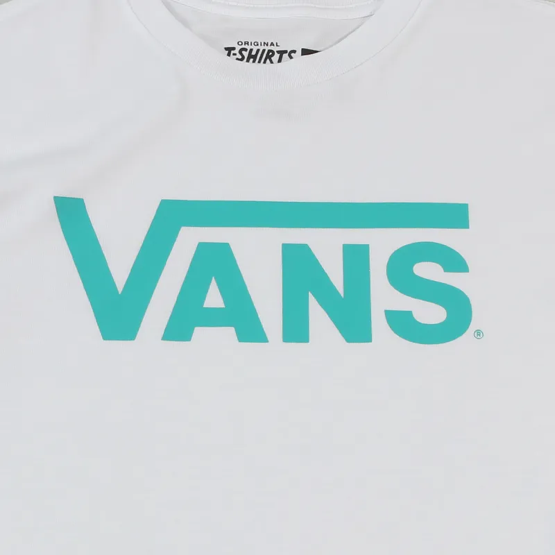 Vans Classic Long Sleeve T Shirt White Baltic-1