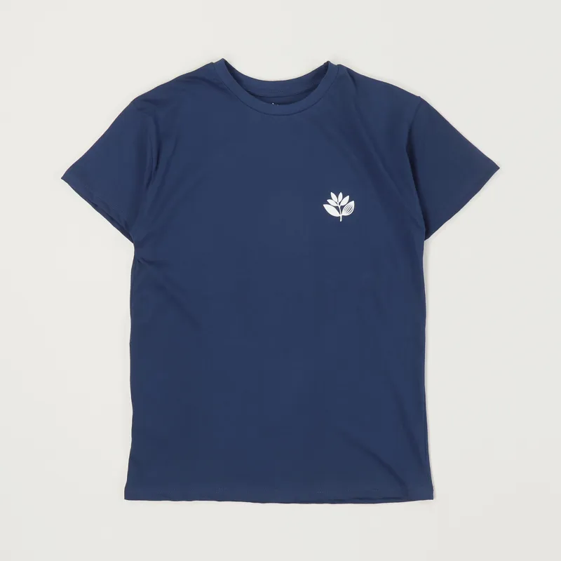Magenta Classic Plant T Shirt Blue-1