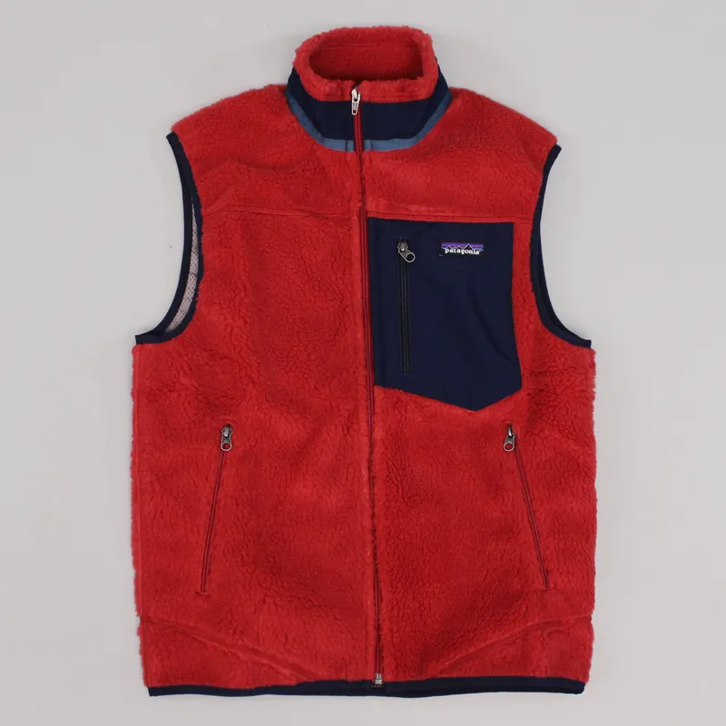 Patagonia Classic Retro X Fleece Vest Cochineal Red
