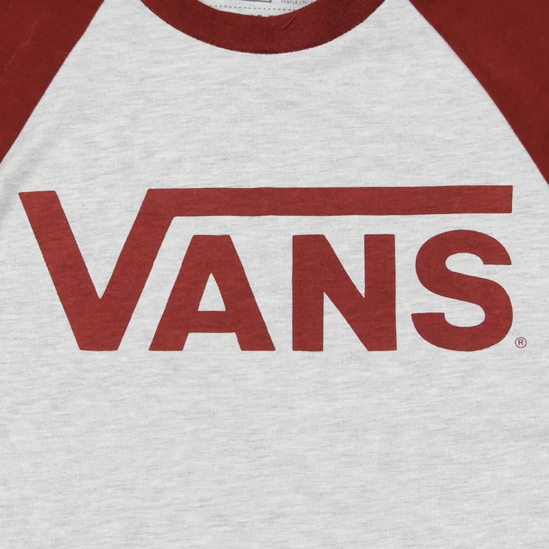Vans Classic Raglan T Shirt Oatmeal Heather Brown-1