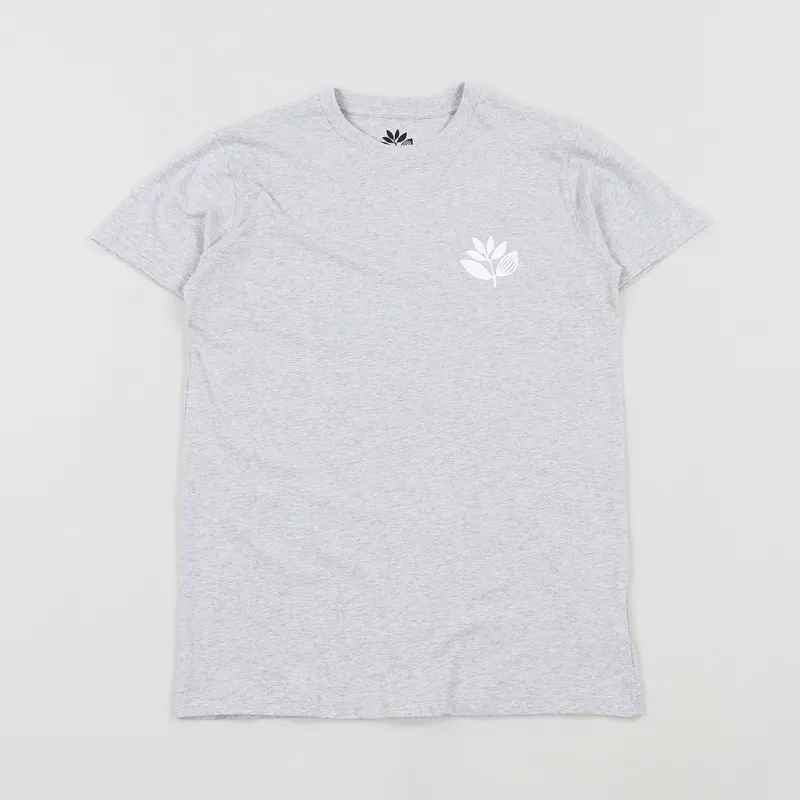 Magenta Classic T Shirt Heather Grey-1