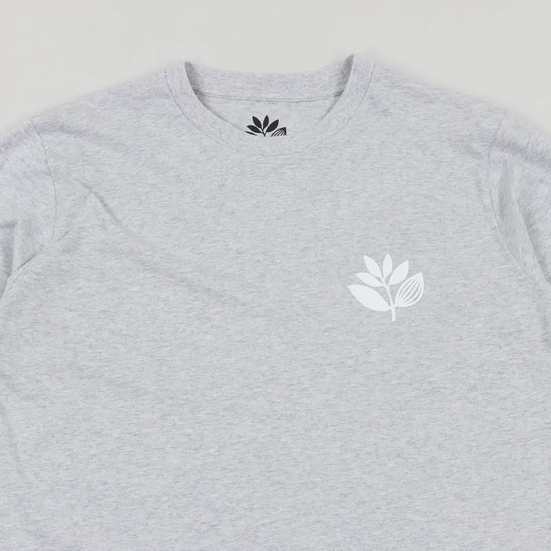 Magenta Classic T Shirt Heather Grey-2