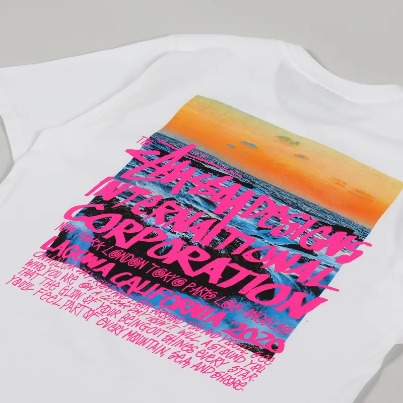 Stussy Clear Day T Shirt White-2