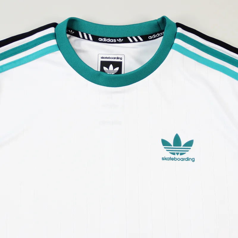 Adidas Skateboarding Clima Club Jersey White Green-1