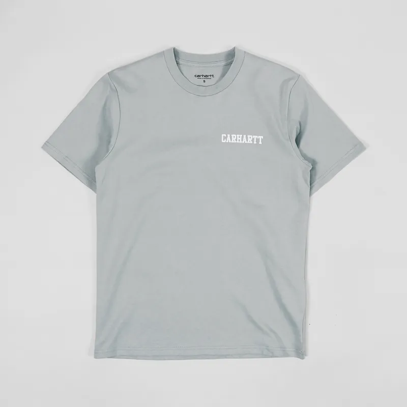 Carhartt WIP College Script T Shirt Zola White