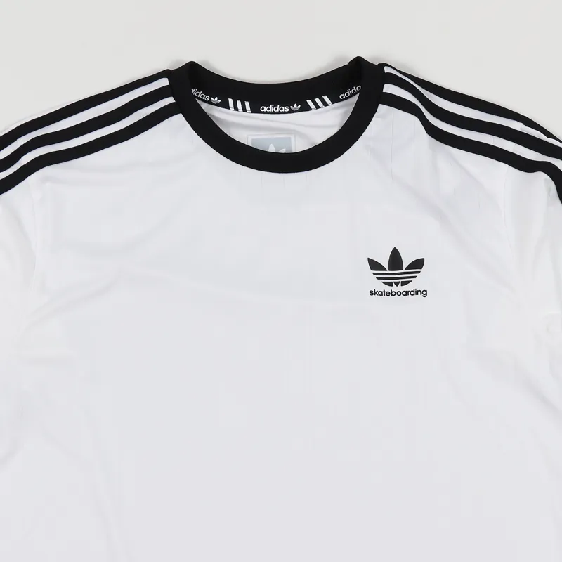 Adidas Skateboarding Clima Club Jersey White Black-1