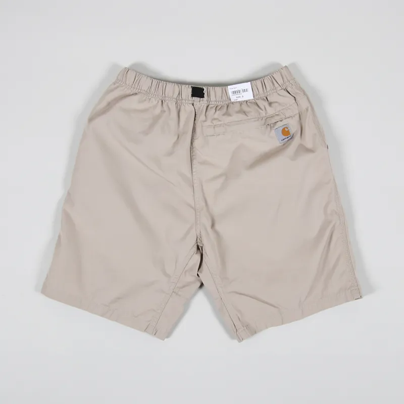 Carhartt WIP Mens Clover Casual Climbing Short Wall Brown Beige