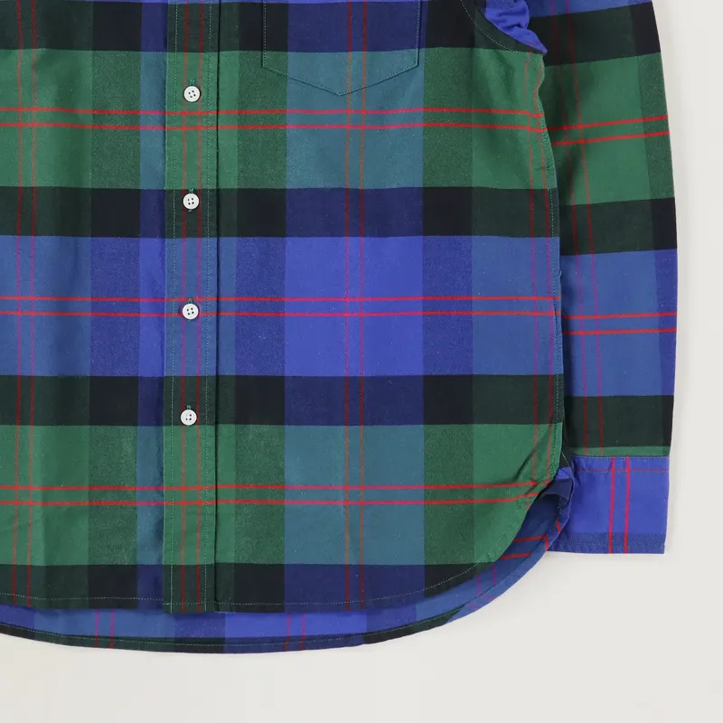 Stussy Classic Oxford Long Sleeve Shirt Green-2