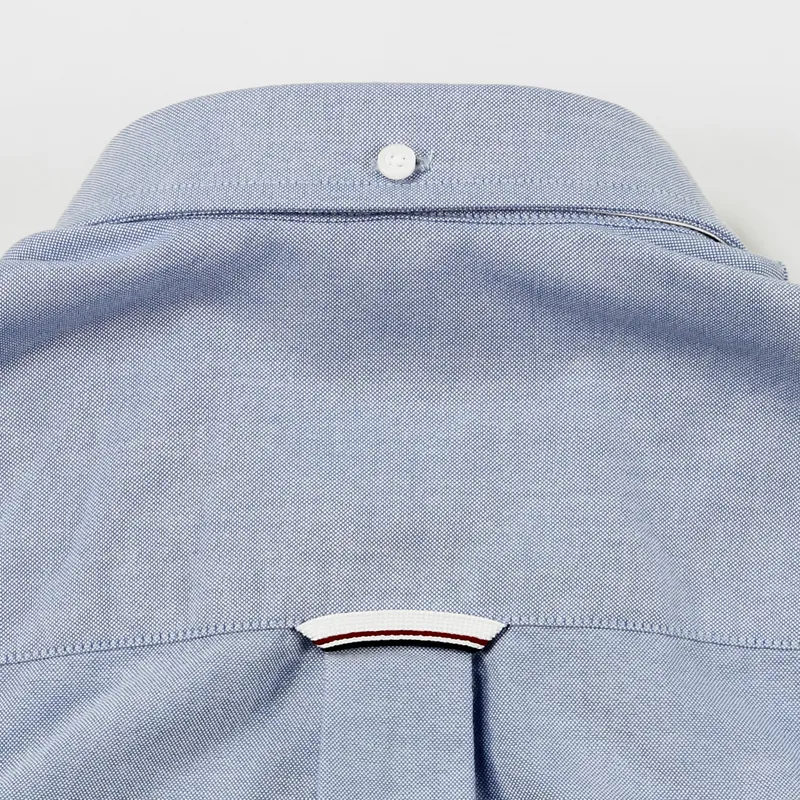 Fred Perry Classic Oxford Long Sleeve Shirt Light Smoke-6