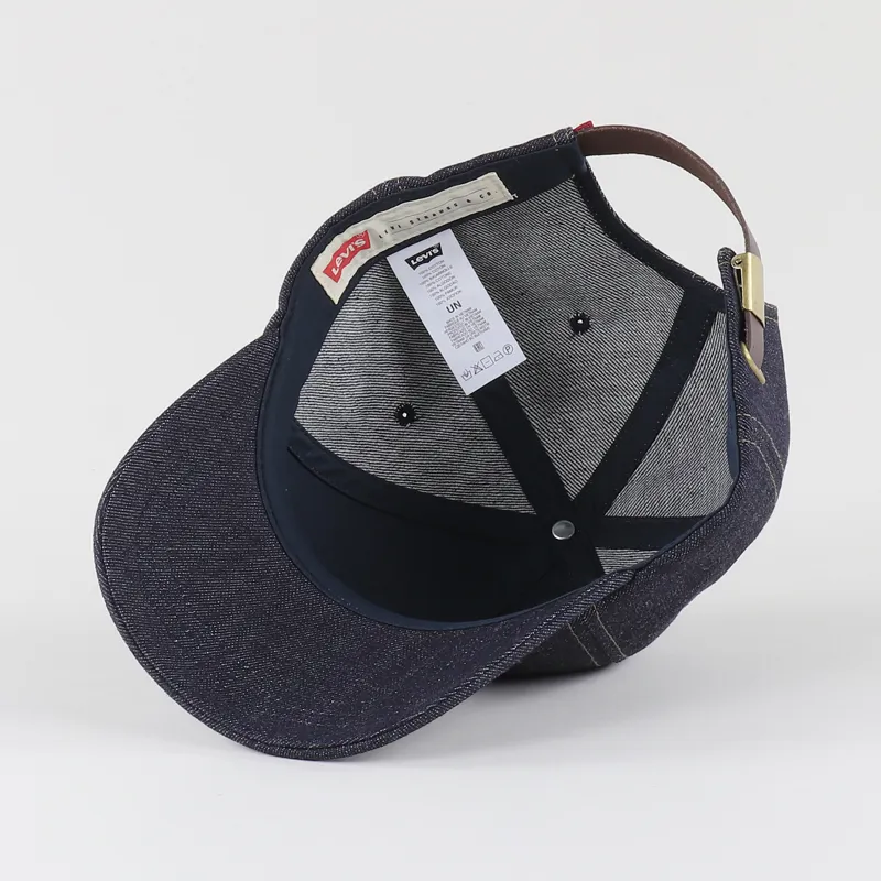 Levis Classic Denim Baseball Cap Dark Blue-3