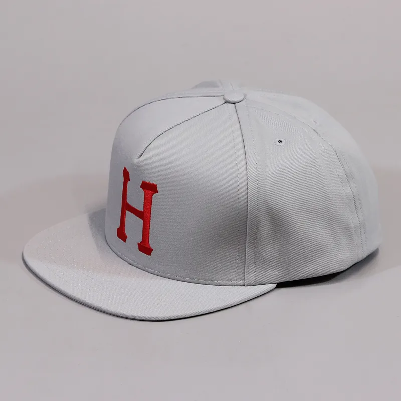 Huf Classic H Snapback Cap Grey
