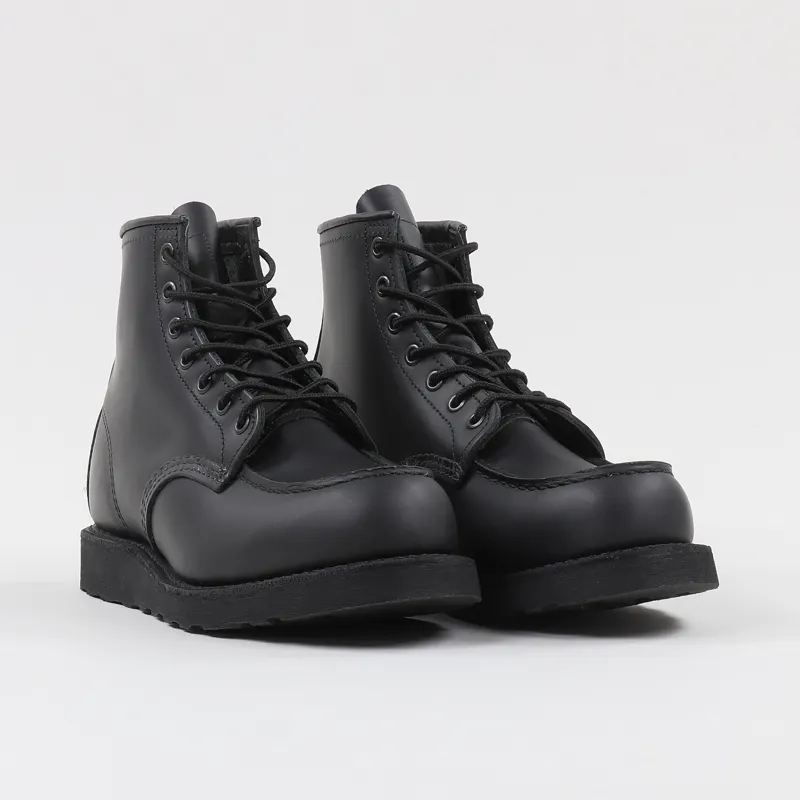 Red wing boots black on sale