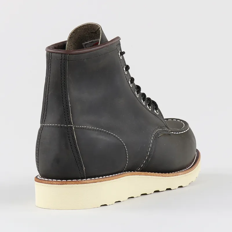 Red Wing Classic Moc Toe Boots Charcoal-5