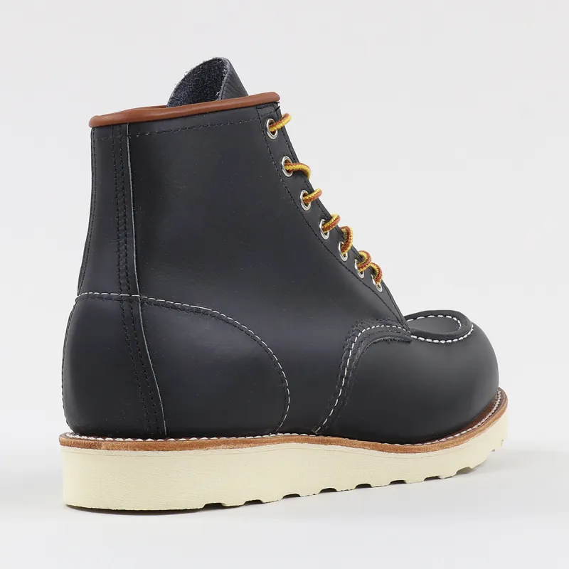Red Wing Classic Moc Toe Leather Boots Navy-5