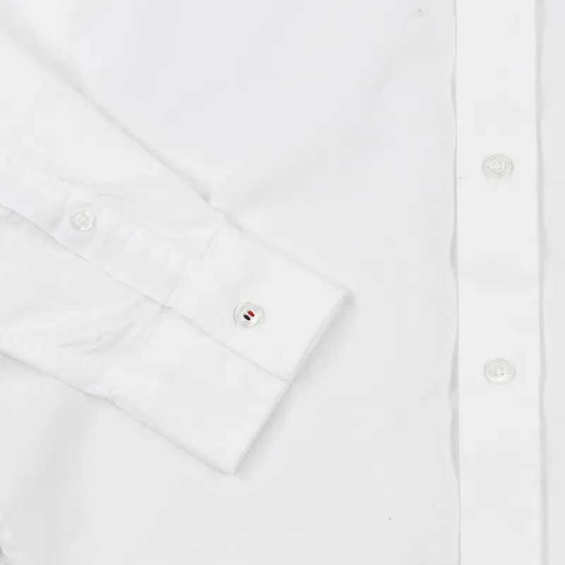 Fred Perry Classic Oxford Long Sleeve Shirt White-3
