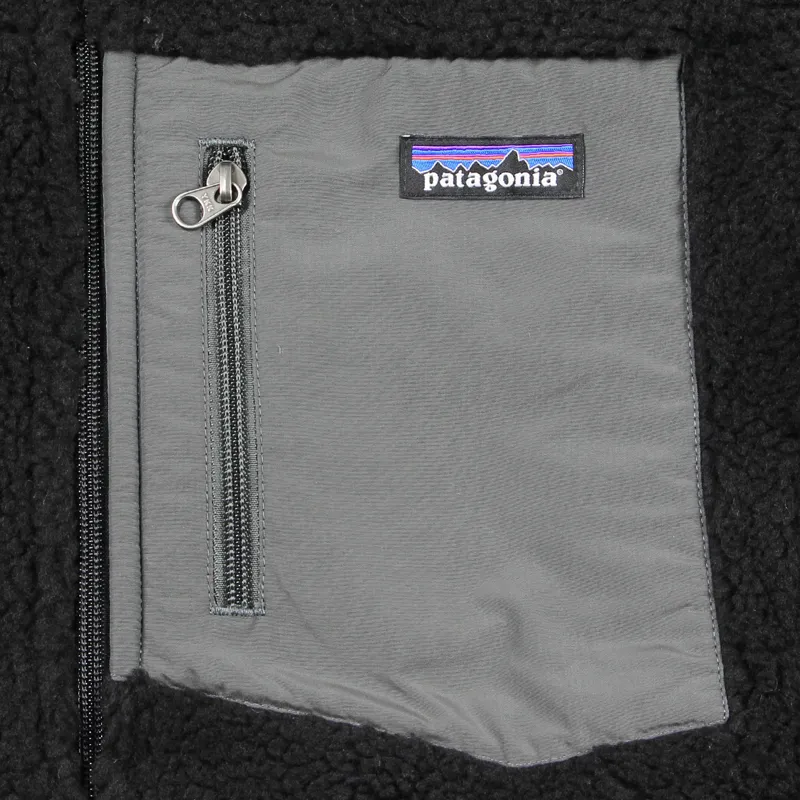 Patagonia Classic Retro-X Fleece Jacket Black Forge Grey-1