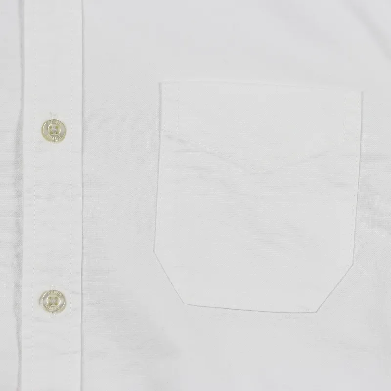 Edwin Classic Slim Fit Long Sleeve Shirt White-1