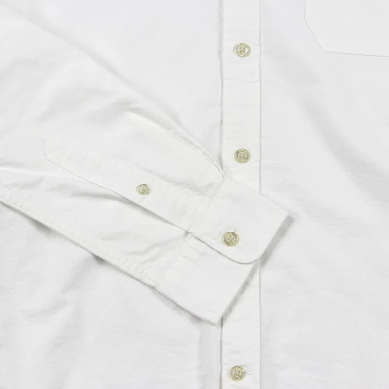 Edwin Classic Slim Fit Long Sleeve Shirt White-3