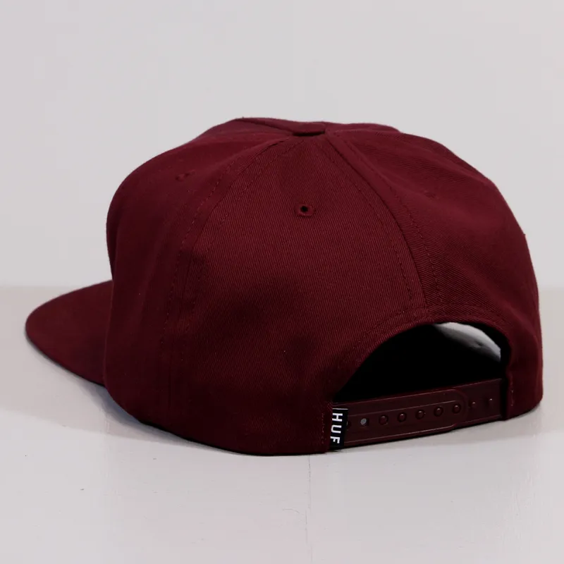 Huf Classic H Snapback Cap Wine-1