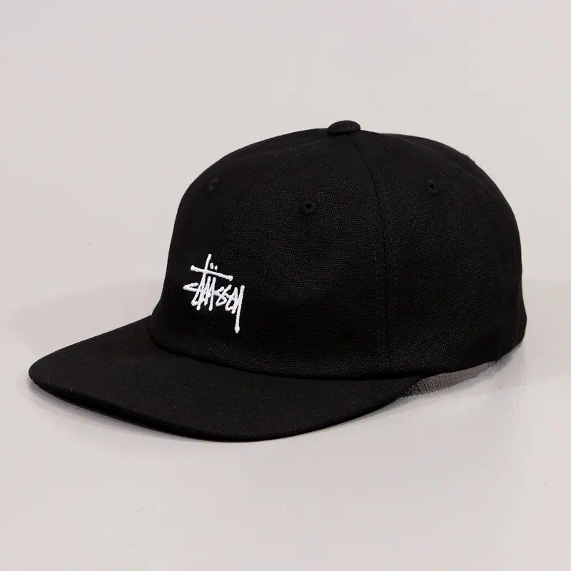 Stussy Classic Logo Cap Black