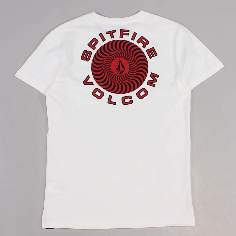Volcom x Spitfire Classic Pocket T Shirt White-3