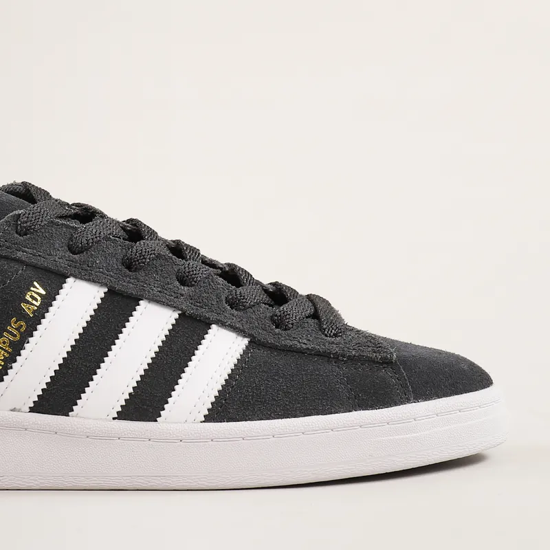 Adidas Skateboarding Campus ADV Shoes Grey White Gold-2