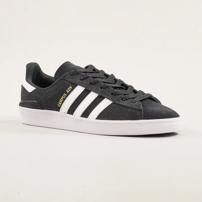 Adidas Skateboarding Campus ADV Shoes Grey White Gold-4