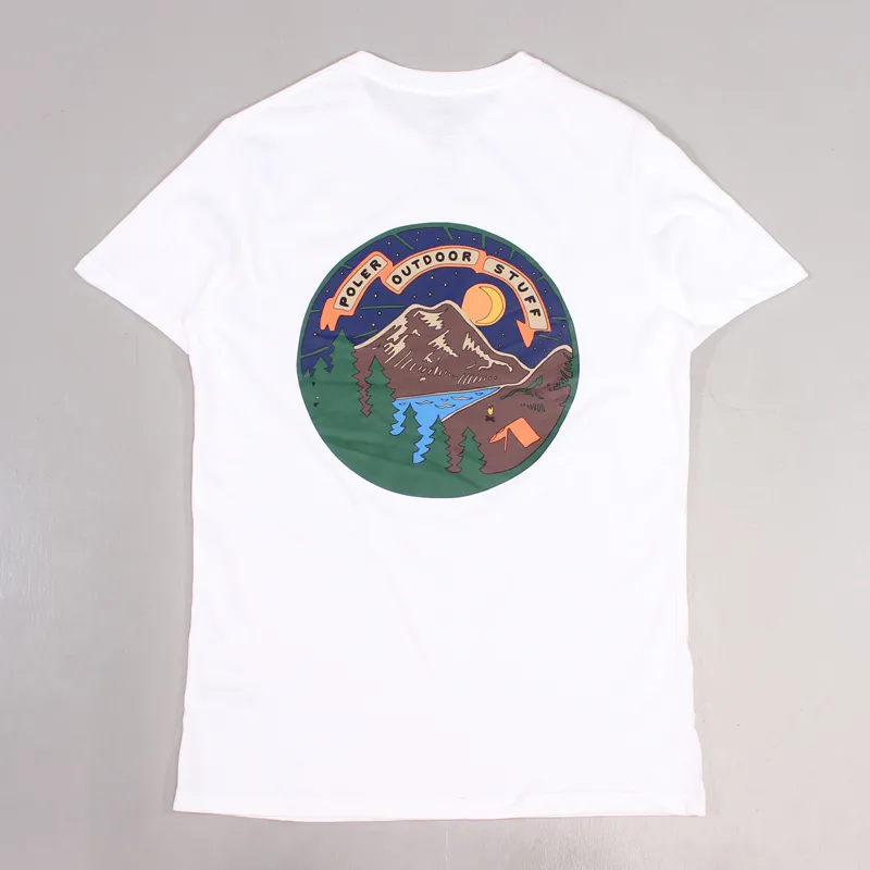 Poler Outdoor Stuff Camptime T Shirt White-2