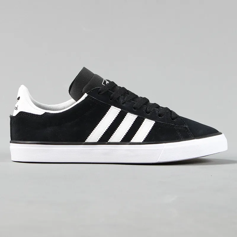 deletrear Horno Arena Adidas originals skateboarding campus vulc 2 black trainers shoes