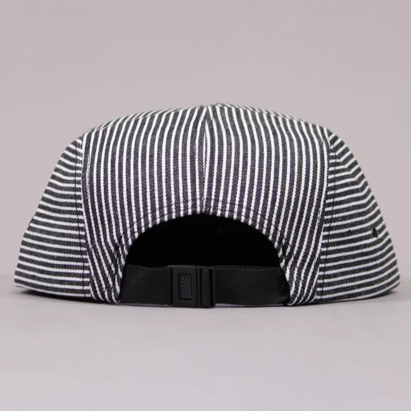 Bohnam Coachman Camper 5 Panel Cap - Black White Brown-3