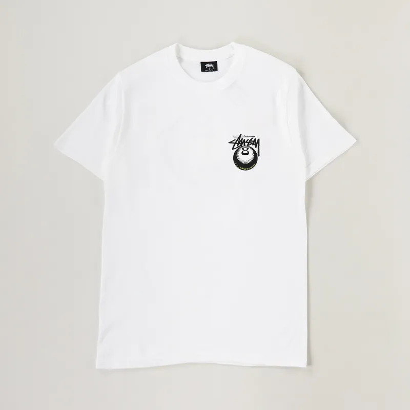 Stussy Cobra 8 T Shirt White-1