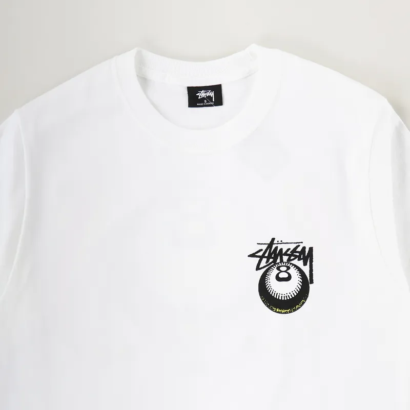 Stussy Cobra 8 T Shirt White-2