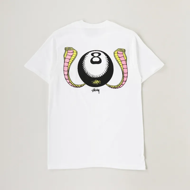 Stussy Cobra 8 T Shirt White