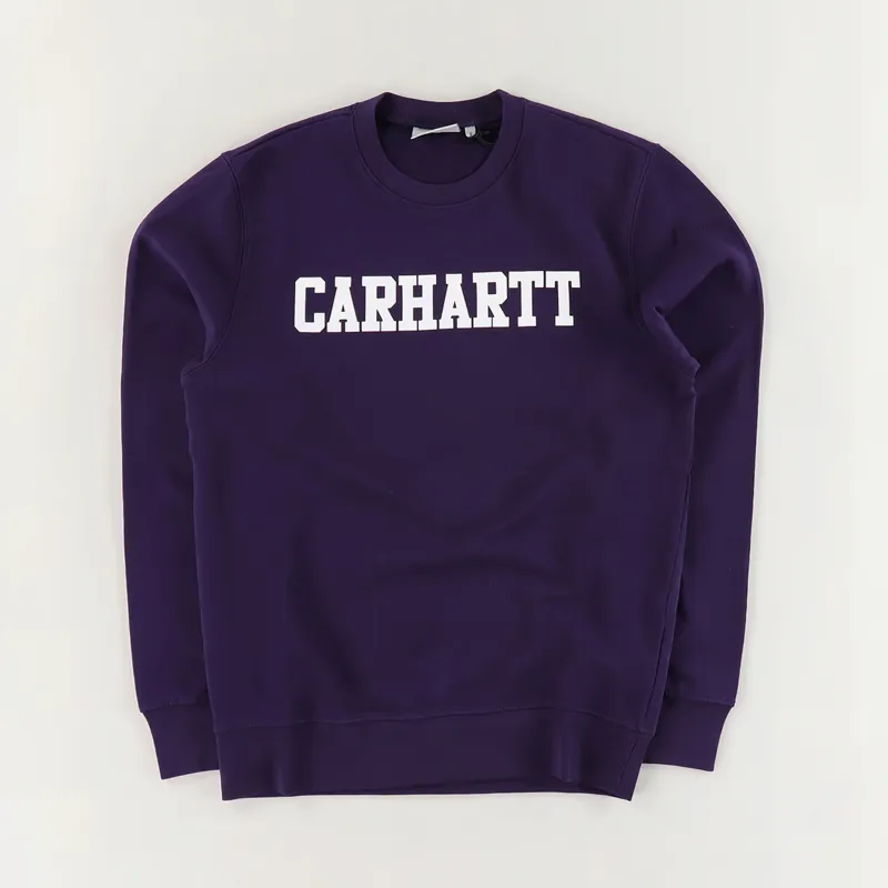 Carhartt WIP College Sweat Lakers White