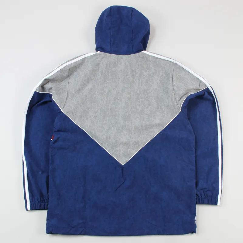 Adidas Colorado Nautical Windbreaker Jacket Blue Red Grey-3
