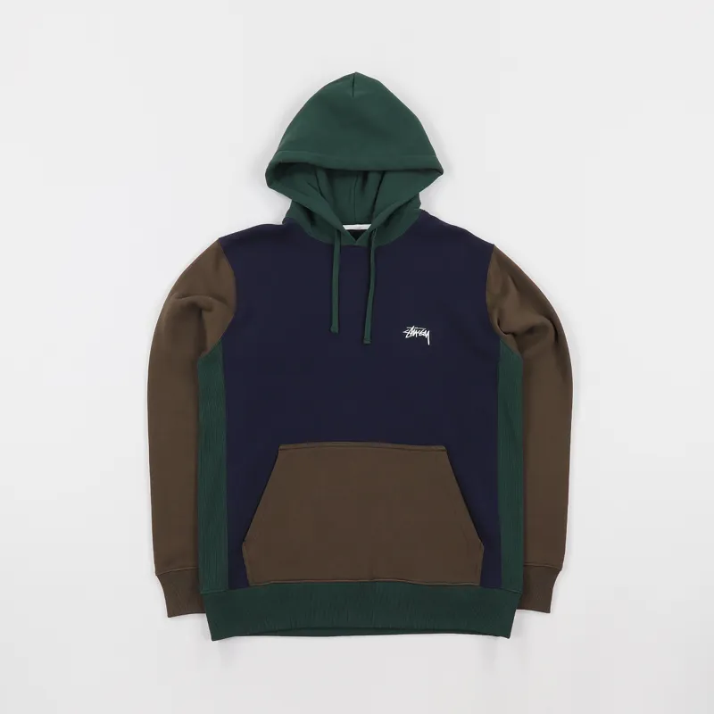 Stussy Colour Block Hood Navy
