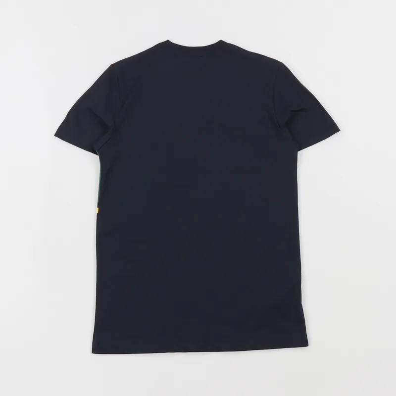 Fred Perry Colourblock T Shirt Navy-2