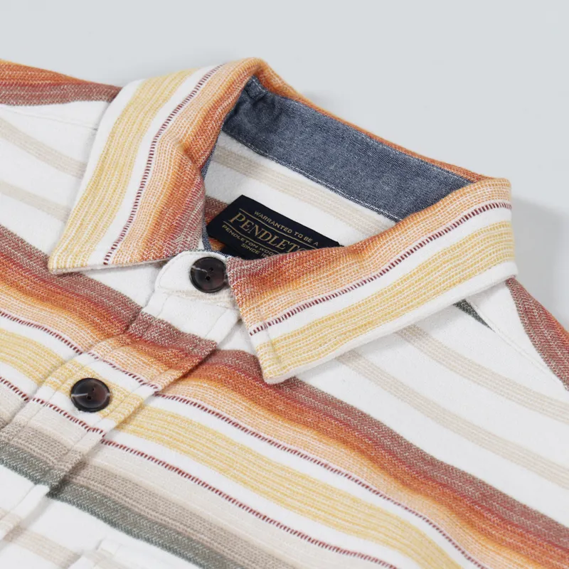 Pendleton Serape Beach Shirt Tan-2