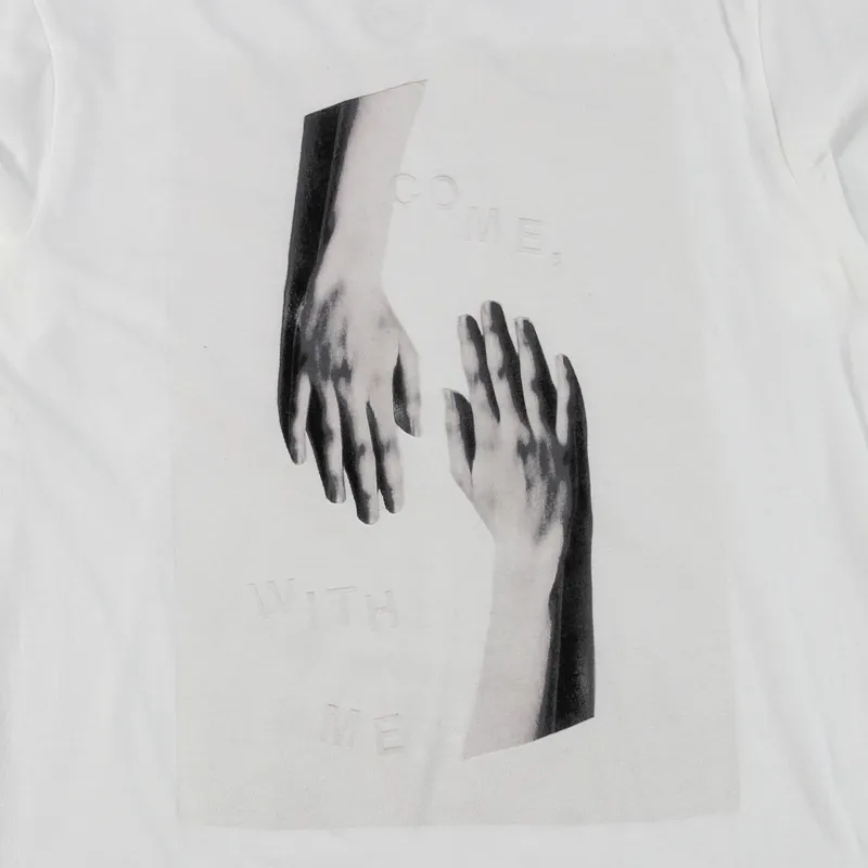 ourCaste Come With Me T Shirt White-1