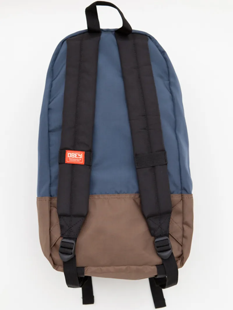 Obey Commuter Pack - Navy Blue and Brown-1