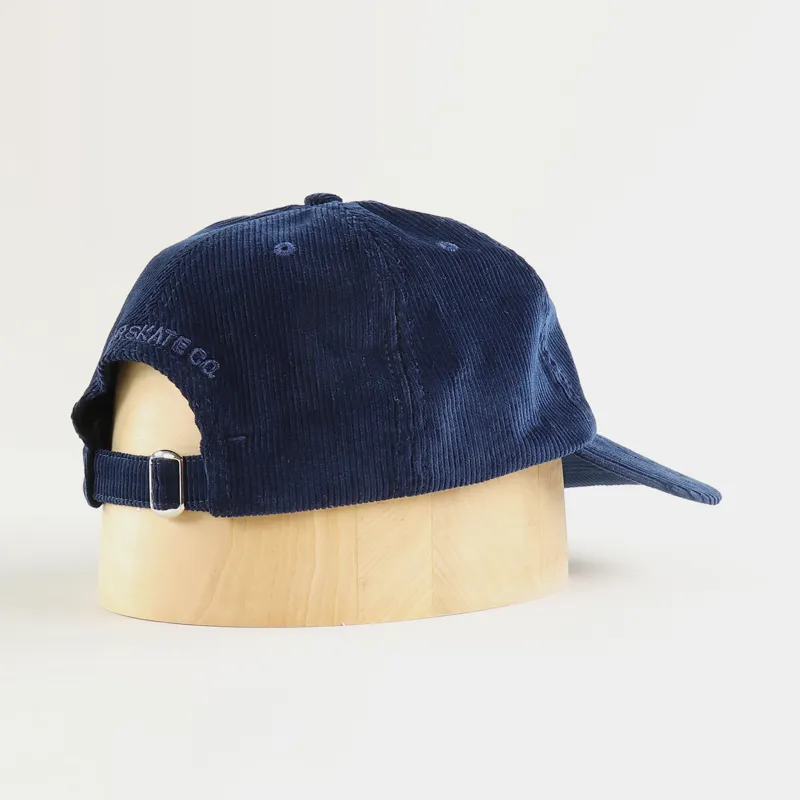 Polar Skate Co. Cord Cap Petrol Blue-1
