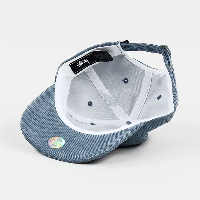 Stussy ステューシー GRAFFITI CORD LOW PRO STRAPBACK BLUE Shop Stussy Graffiti Cord Low Pro Cap In Mid Blue - Fast