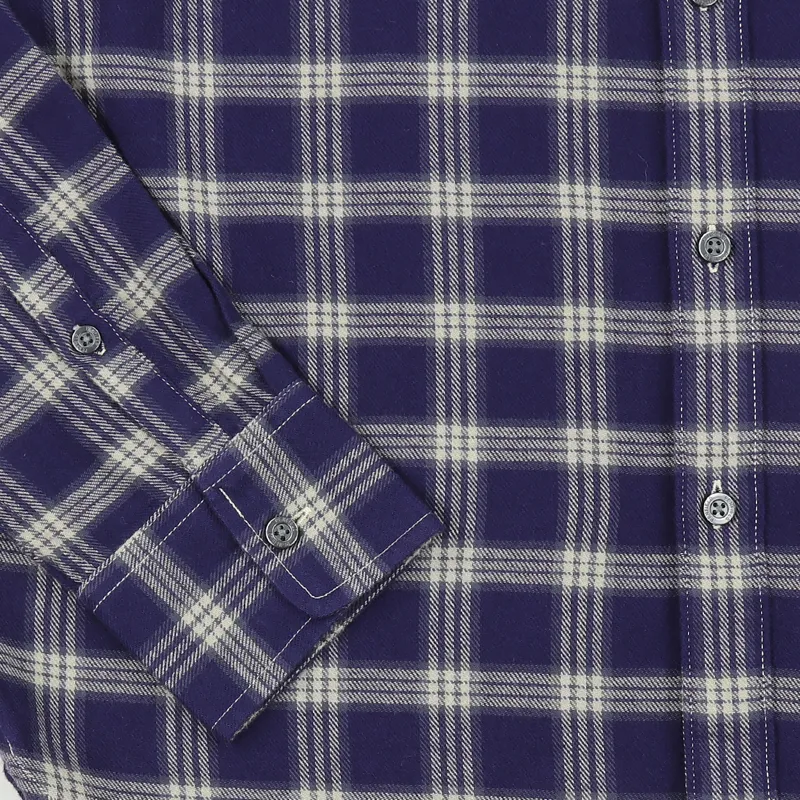 Penfield Corey Check Long Sleeve Shirt Blue-2