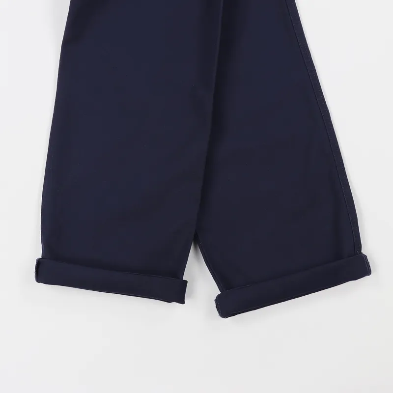 Armor Lux Cotton Trousers Navy Blue-4