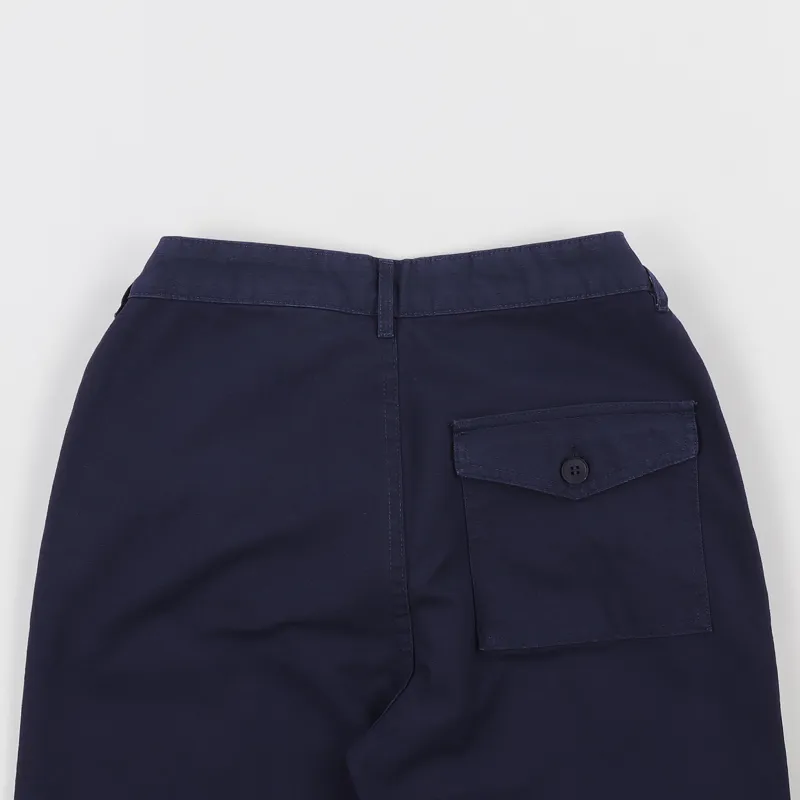 Armor Lux Cotton Trousers Navy Blue-5