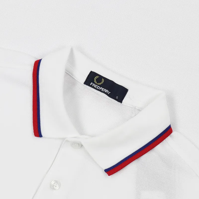 Fred Perry Country Polo Shirt Russia White-2