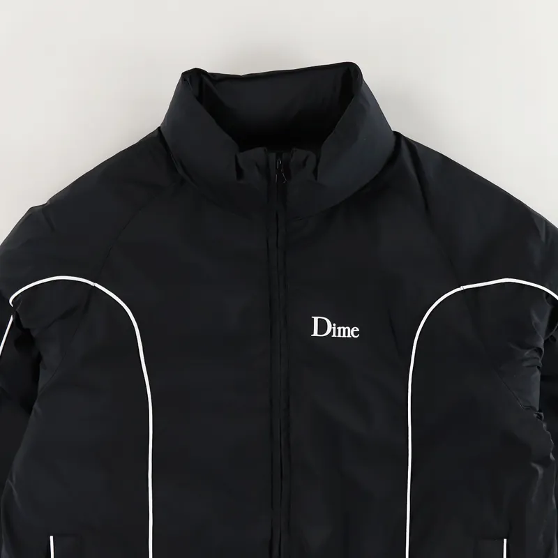 Dime Court Puffer Jacket Black-2