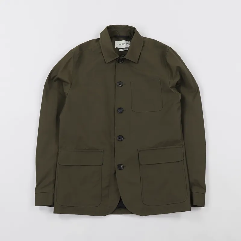 Oliver Spencer Cowboy Jacket Lingen Green